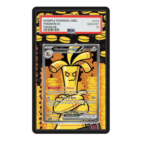 Gholdengo Ex 252/182 Psa Slab Extended Art - Pukaslab