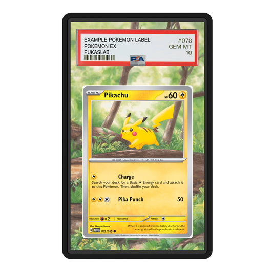 Pikachu 151 025/165 Psa Slab Extended Art - Pukaslab