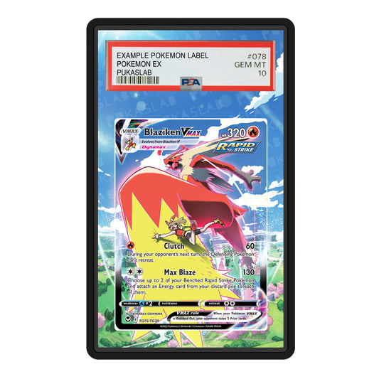 Blaziken Vmax TG15/TG30 Psa Slab Extended Art - Pukaslab