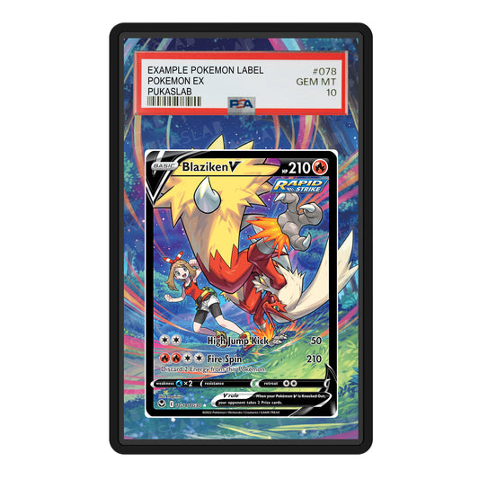 Blaziken V TG14/TG30 Psa Slab Extended Art - Pukaslab