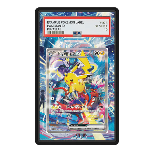 Pikachu Ex 001/030 Psa Slab Extended Art - Pukaslab