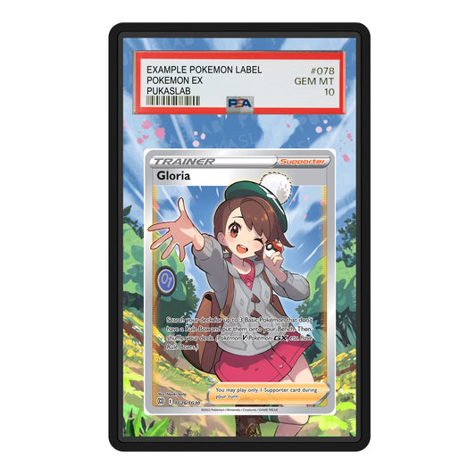 Gloria Trainer TG26/TG30 Psa Slab Extended Art - Pukaslab