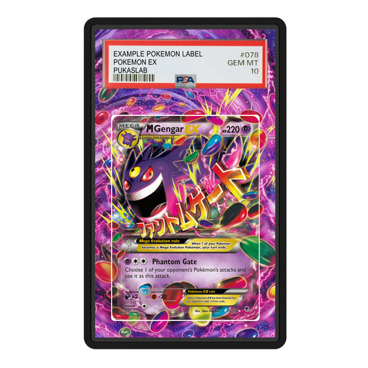 M Gengar Ex 35/119 Psa Slab Extended Art - Pukaslab