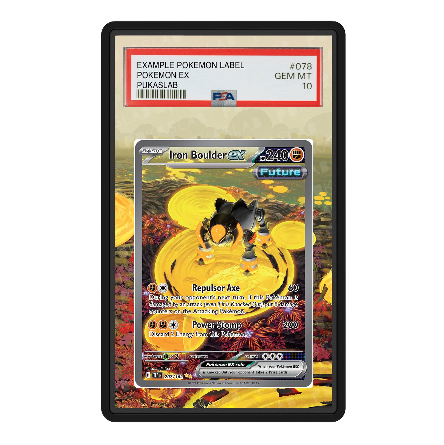 Iron Boulder 207/162 Psa Slab Extended Art - Pukaslab