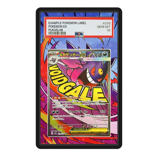 Mega Gengar ex 230/193 Psa Slab Extended Art - Pukaslab