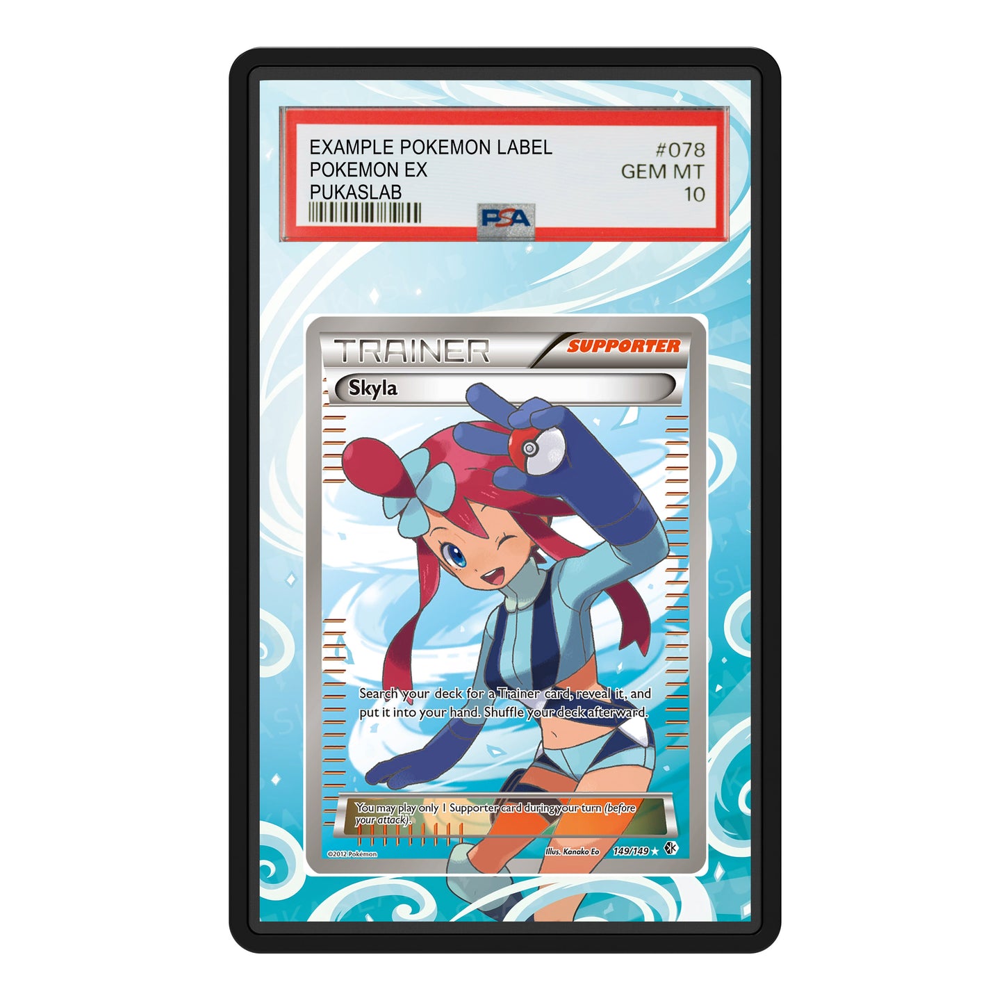 Skyla Trainer 149/149 Psa Slab Extended Art - Pukaslab