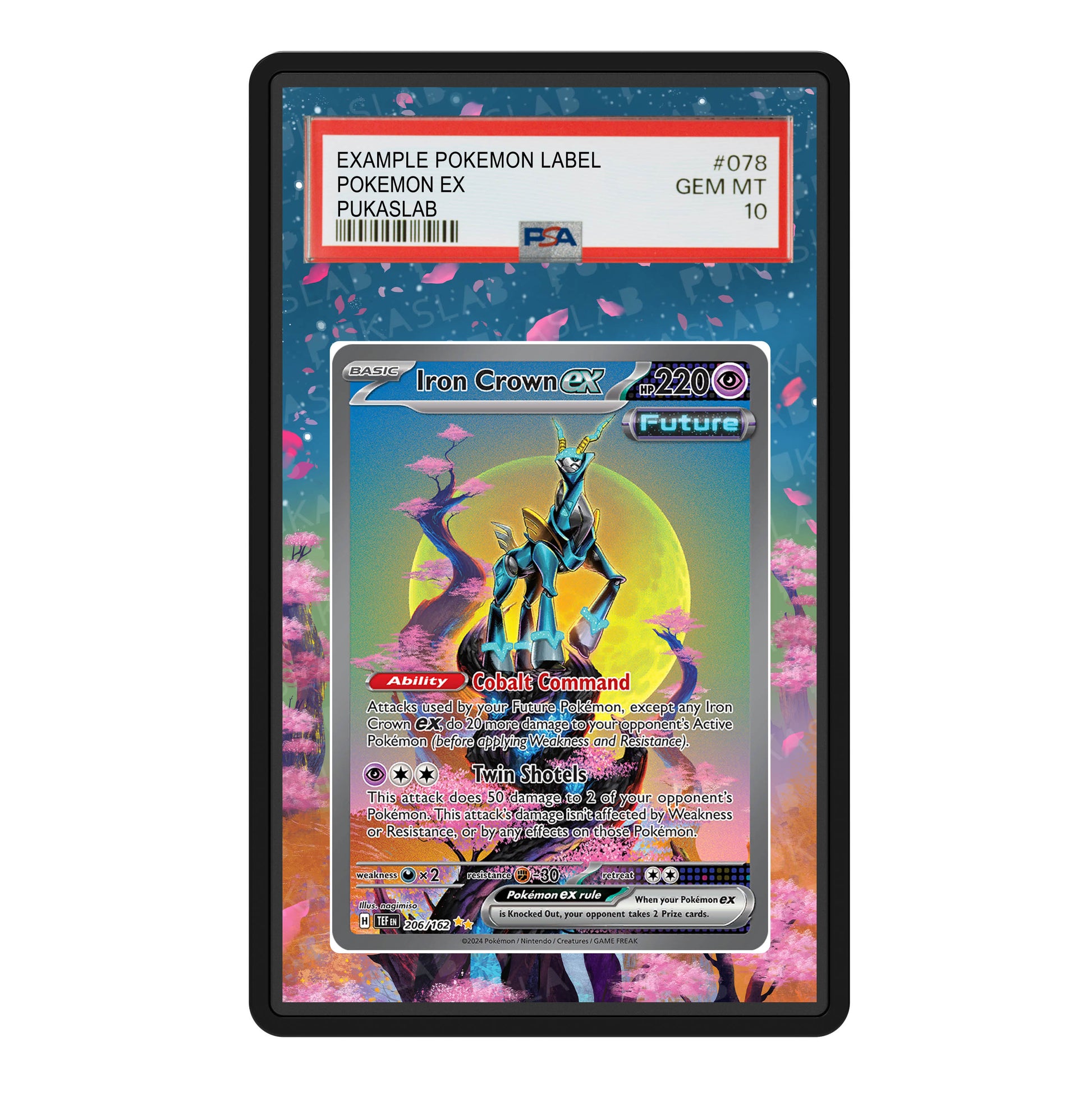 Iron Crown 206/162 Psa Slab Extended Art - Pukaslab
