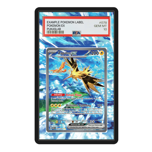 Zapdos 202/165 Psa Slab Extended Art - Pukaslab
