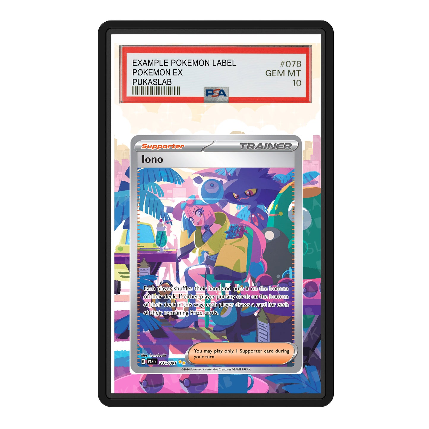 Iono 237/091 Psa Slab Extended Art - Pukaslab