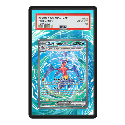 Garchomp Ex 245/182 Psa Slab Extended Art - Pukaslab