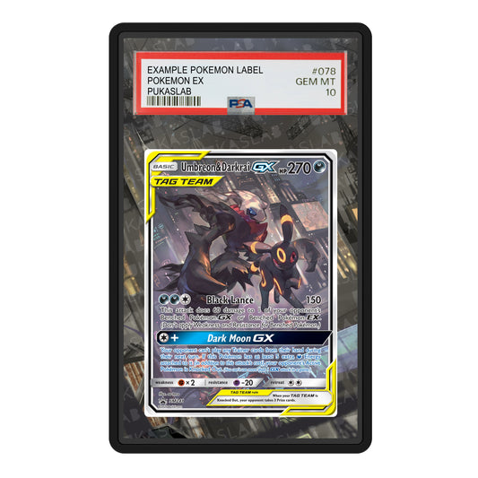 Umbreon & Darkrai Gx SM241 Psa Slab Extended Art - Pukaslab