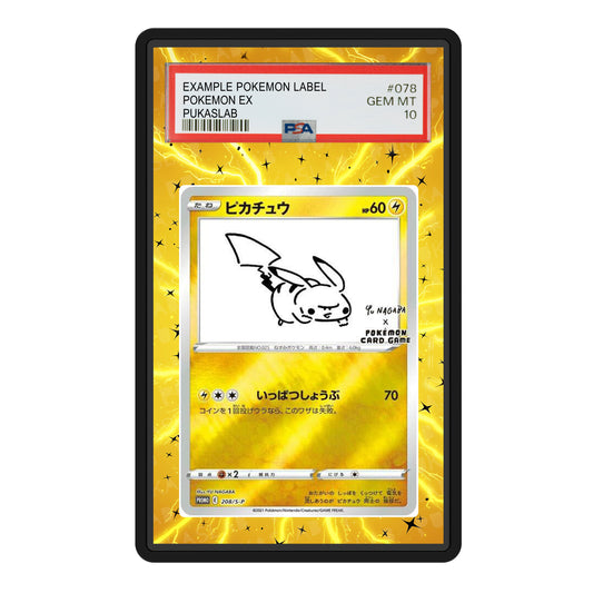 Pikachu Yu NAGABA 208/s-p Psa Slab Extended Art - Pukaslab