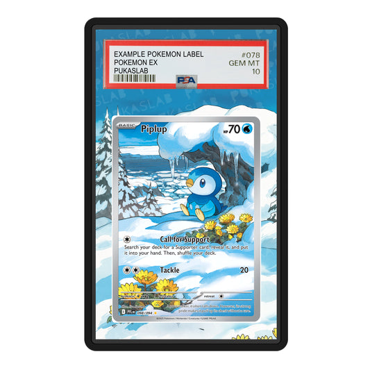 Piplup 098/094 Psa Slab Extended Art - Pukaslab