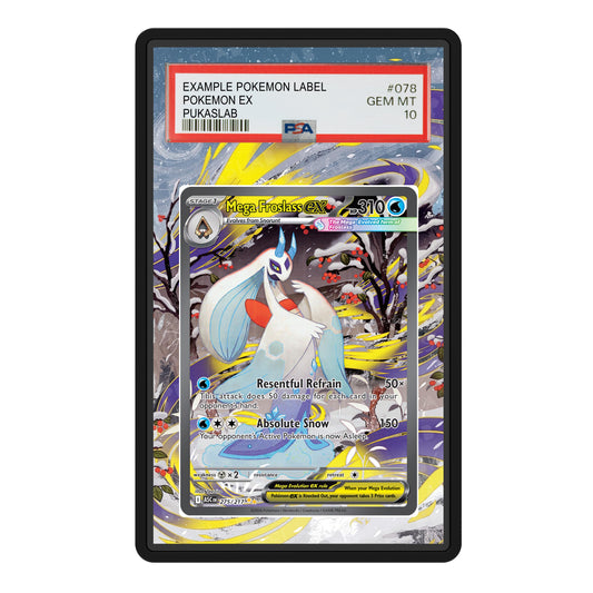 Mega Froslass Ex 275/217 Psa Slab Extended Art - Pukaslab
