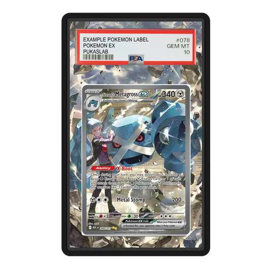 Metagross Ex 289/217 Psa Slab Extended Art - Pukaslab