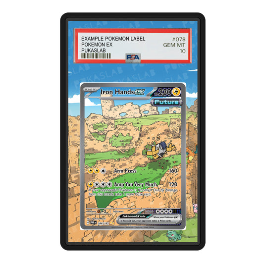 Iron Hands Ex 248/182 Psa Slab Extended Art - Pukaslab