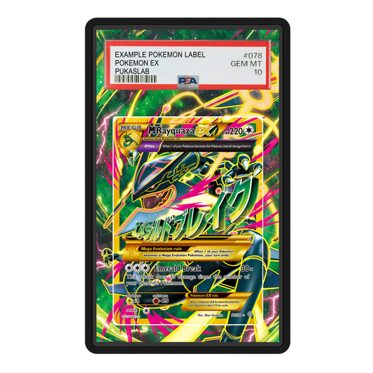 Mega Rayquaza Ex 98/98 Psa Slab Extended Art - Pukaslab