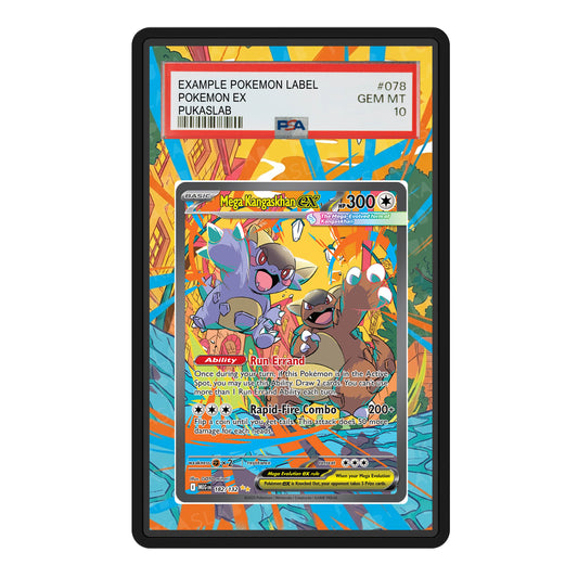 Mega Kangaskhan Ex 182/132 Psa Slab Extended Art - Pukaslab