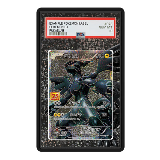 Zekrom 25th 021/025 Psa Slab Extended Art - Pukaslab