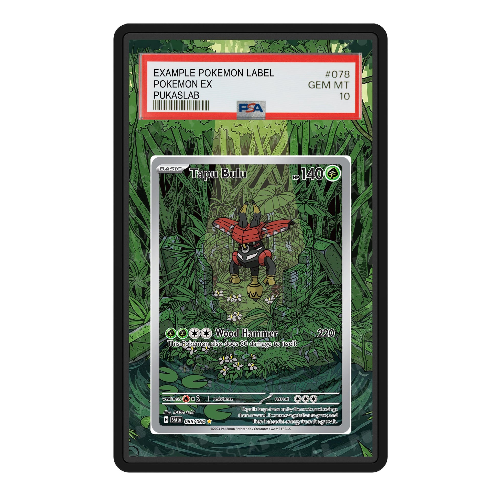 Tapu Bulu 065/064 Psa Slab Extended Art - Pukaslab