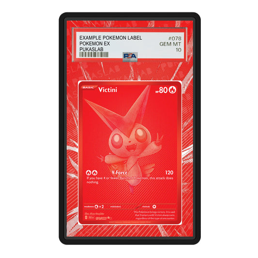 Victini Red Card 171/086 Psa Slab Extended Art - Pukaslab