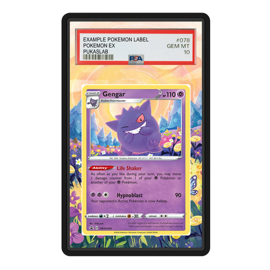 Gengar SWSH052 Psa Slab Extended Art - Pukaslab