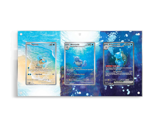 Squirtle Wartortle Blastoise 151 Tripple Extended Case