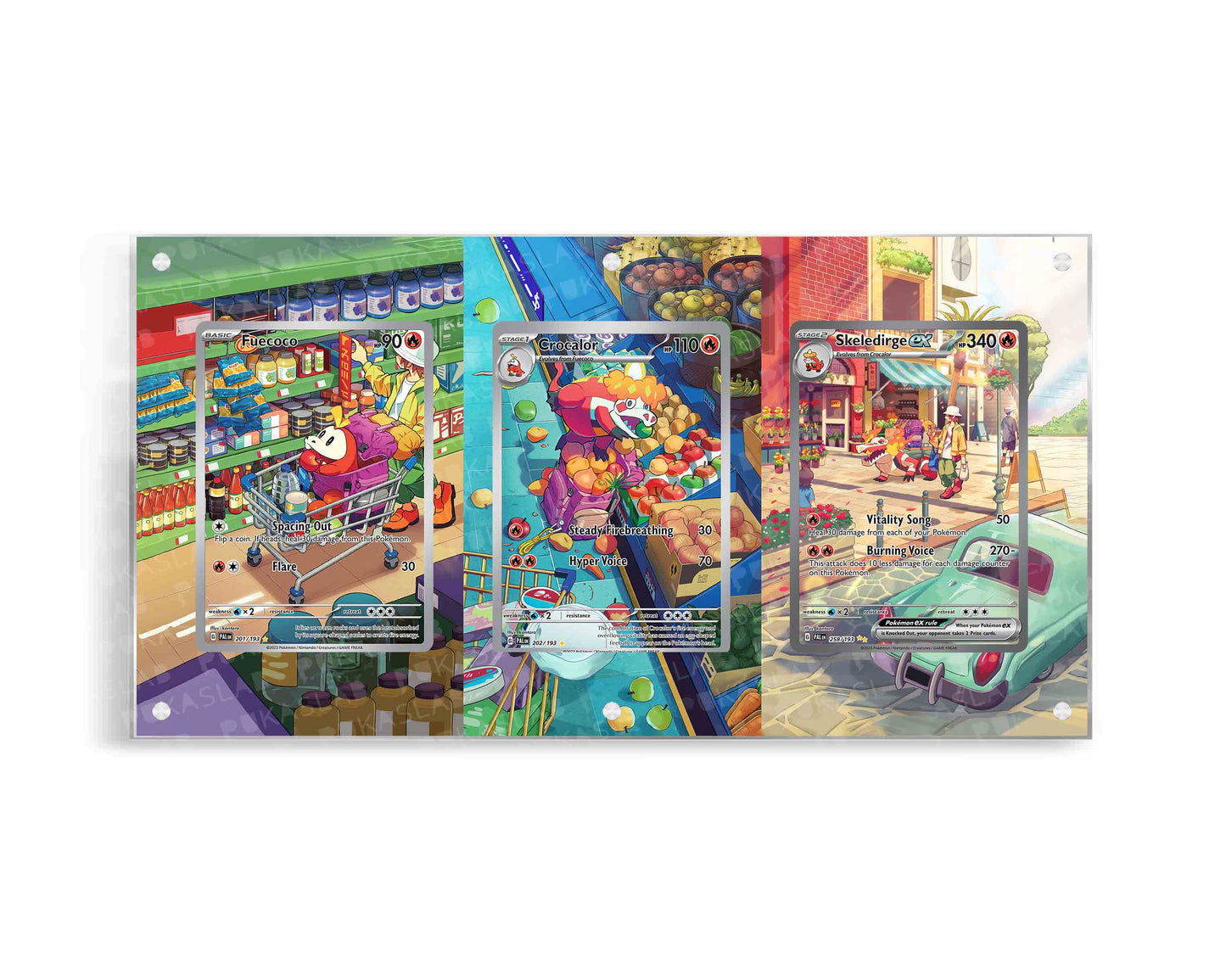 Fuecoco Crocalor Skeledirge Tripple Extended Case