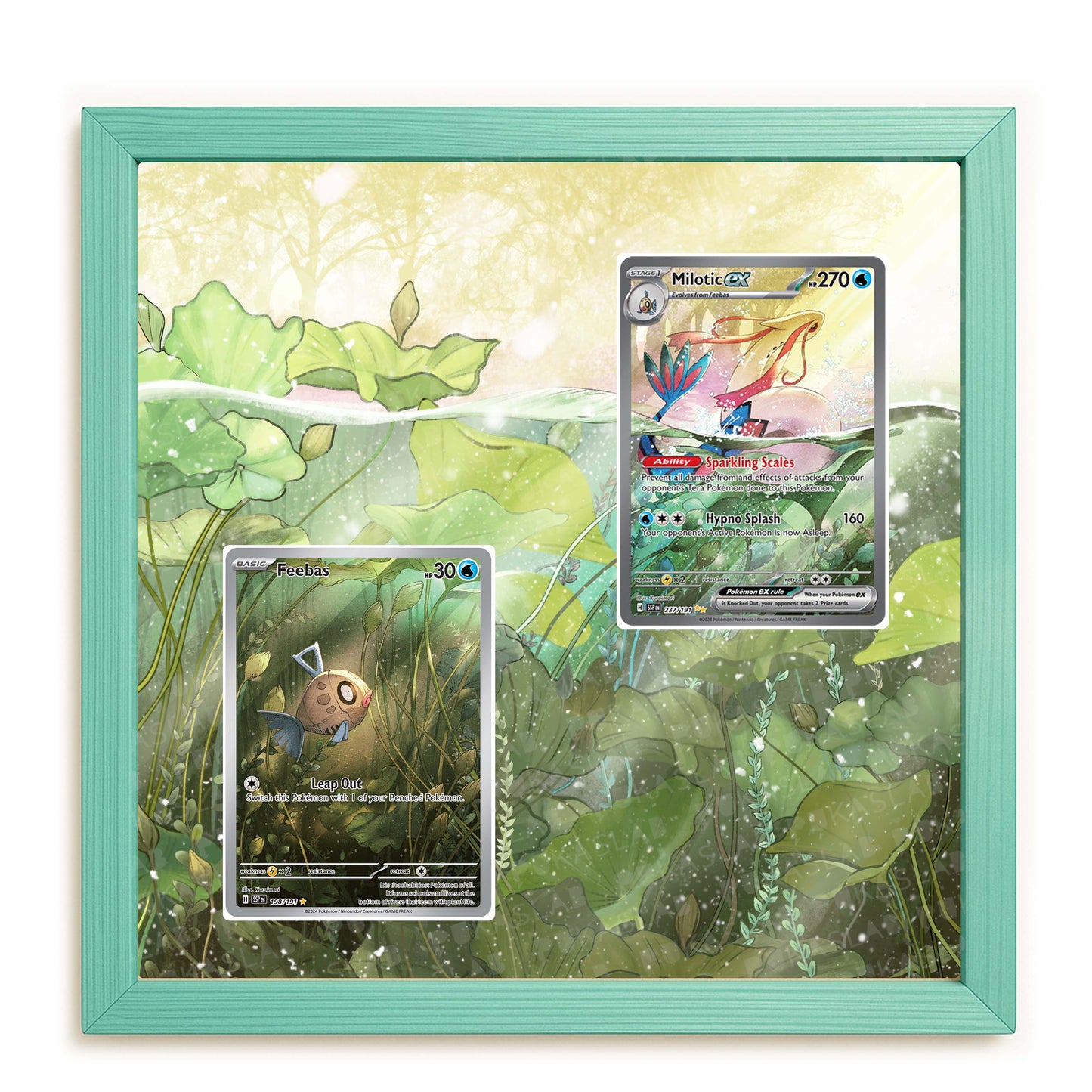 Feebas và Milotic Extended Art Framed