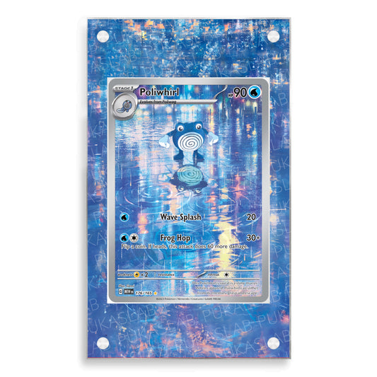 Poliwhirl 176/165 Magnetic Case - Pokemon Extended Art Case