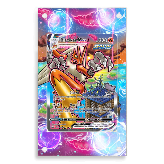 Blaziken VMAX 201/198 Magnetic Case - Pokemon Extended Art Case