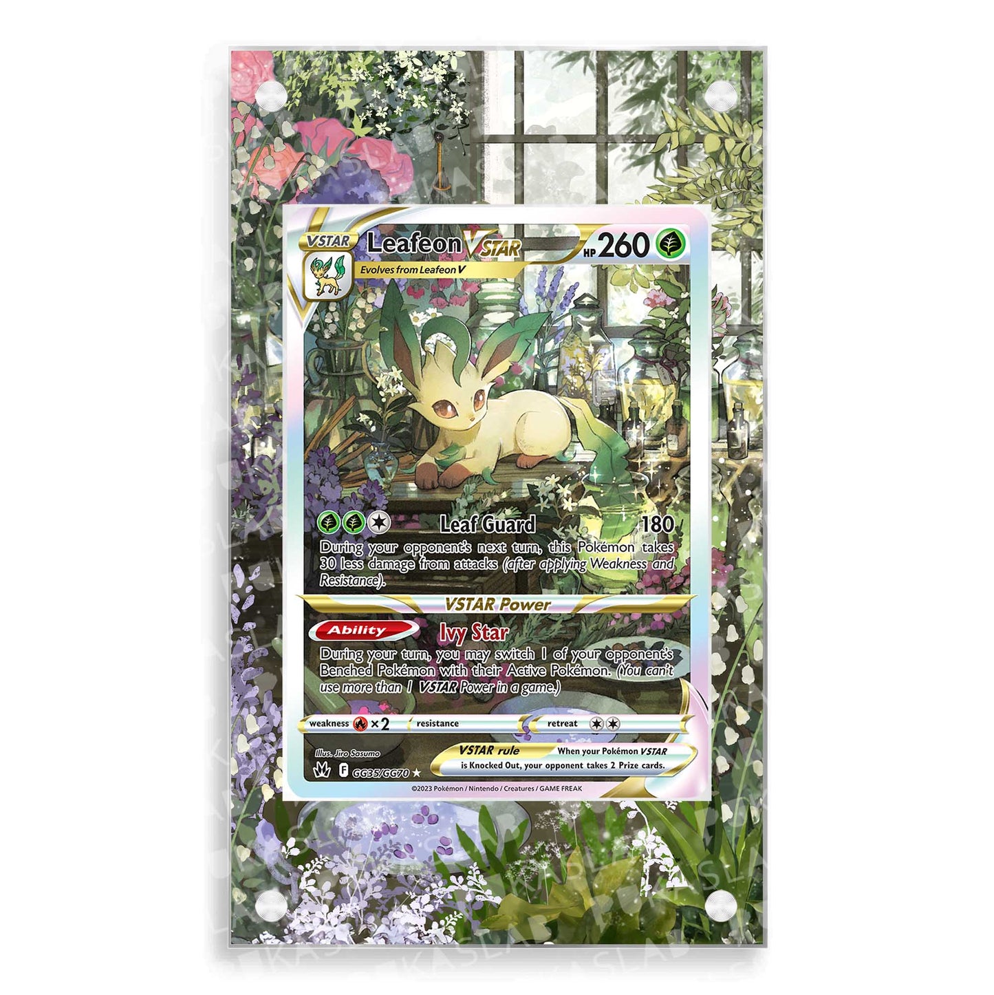 Leafeon Vstar GG35/GG70 Magnetic Case - Pokemon Extended Art Case