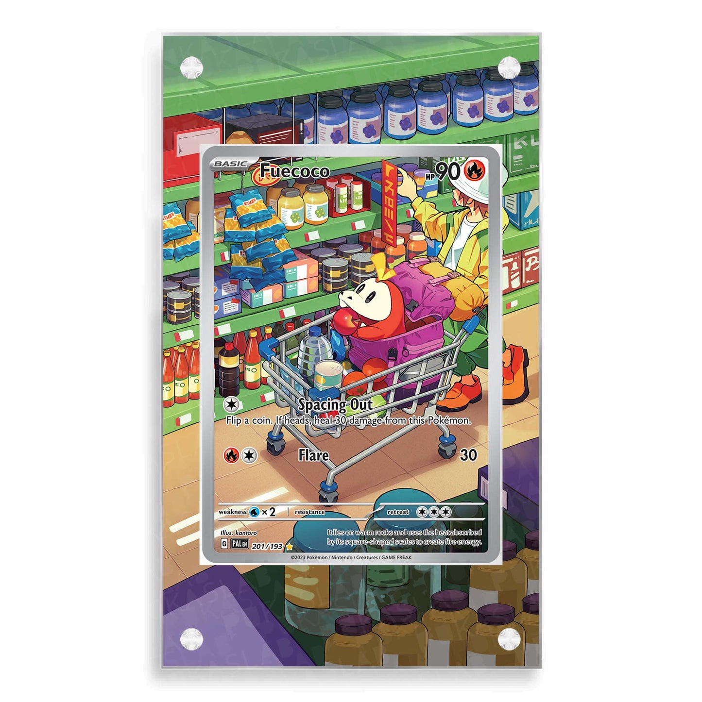 Fuecoco 201/193 Magnetic Case - Pokemon Extended Art Case