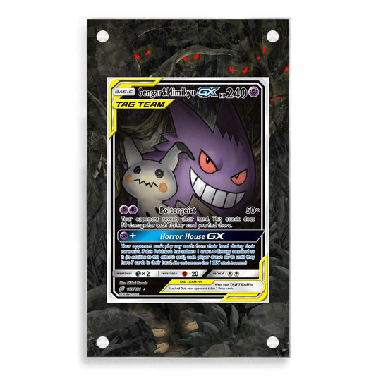 Gengar & Mimikyu Gx 165/181 Magnetic Case - Pokemon Extended Art Case