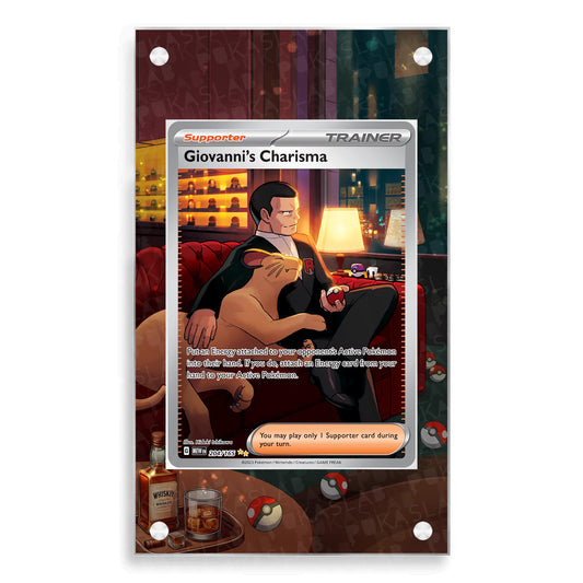 Giovanni’s Charisma 204/165 Magnetic Case - Pokemon Extended Art Case