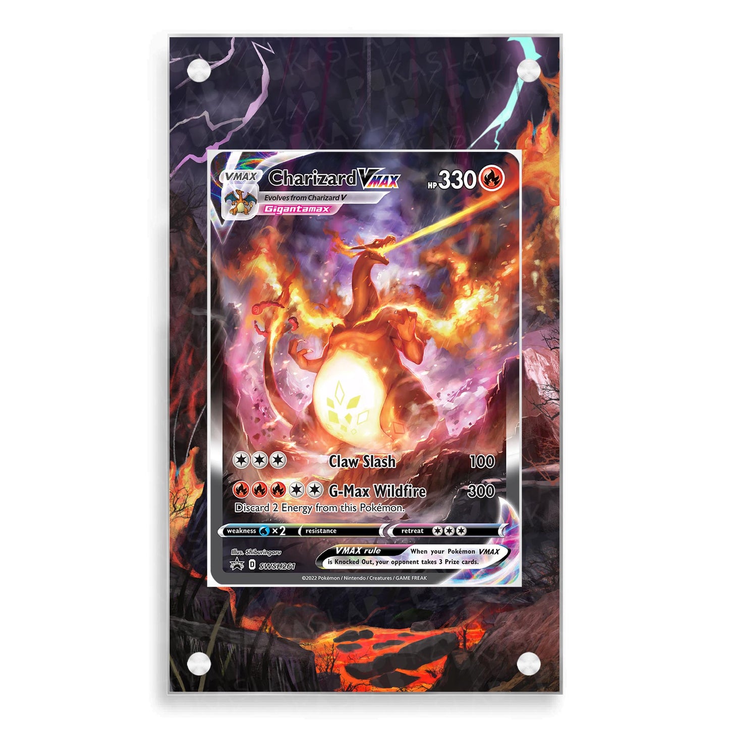 Charizard Vmax SWSH261 Magnetic Case - Pokemon Extended Art Case