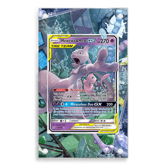 Mewtwo & Mew Gx 71/236 Magnetic Case - Pokemon Extended Art Case