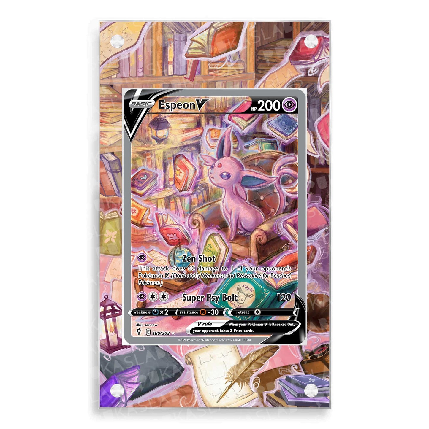 Espeon V 180/203 Magnetic Case - Pokemon Extended Art Case