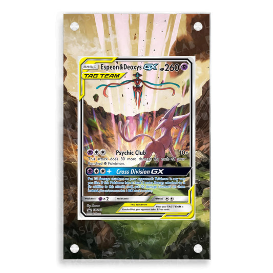 Espeon & Deoxys Gx SM240 Magnetic Case - Pokemon Extended Art Case