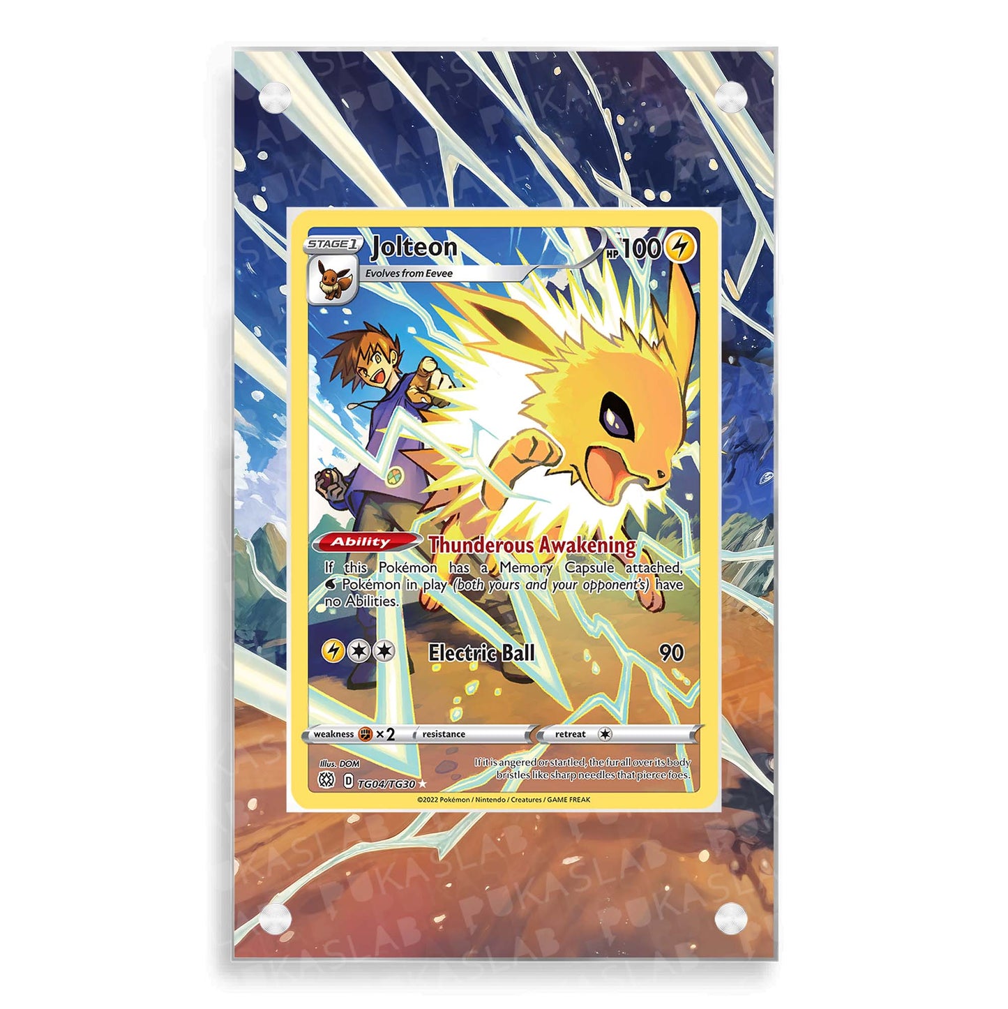 Jolteon TG04/TG30 Magnetic Case - Pokemon Extended Art Case