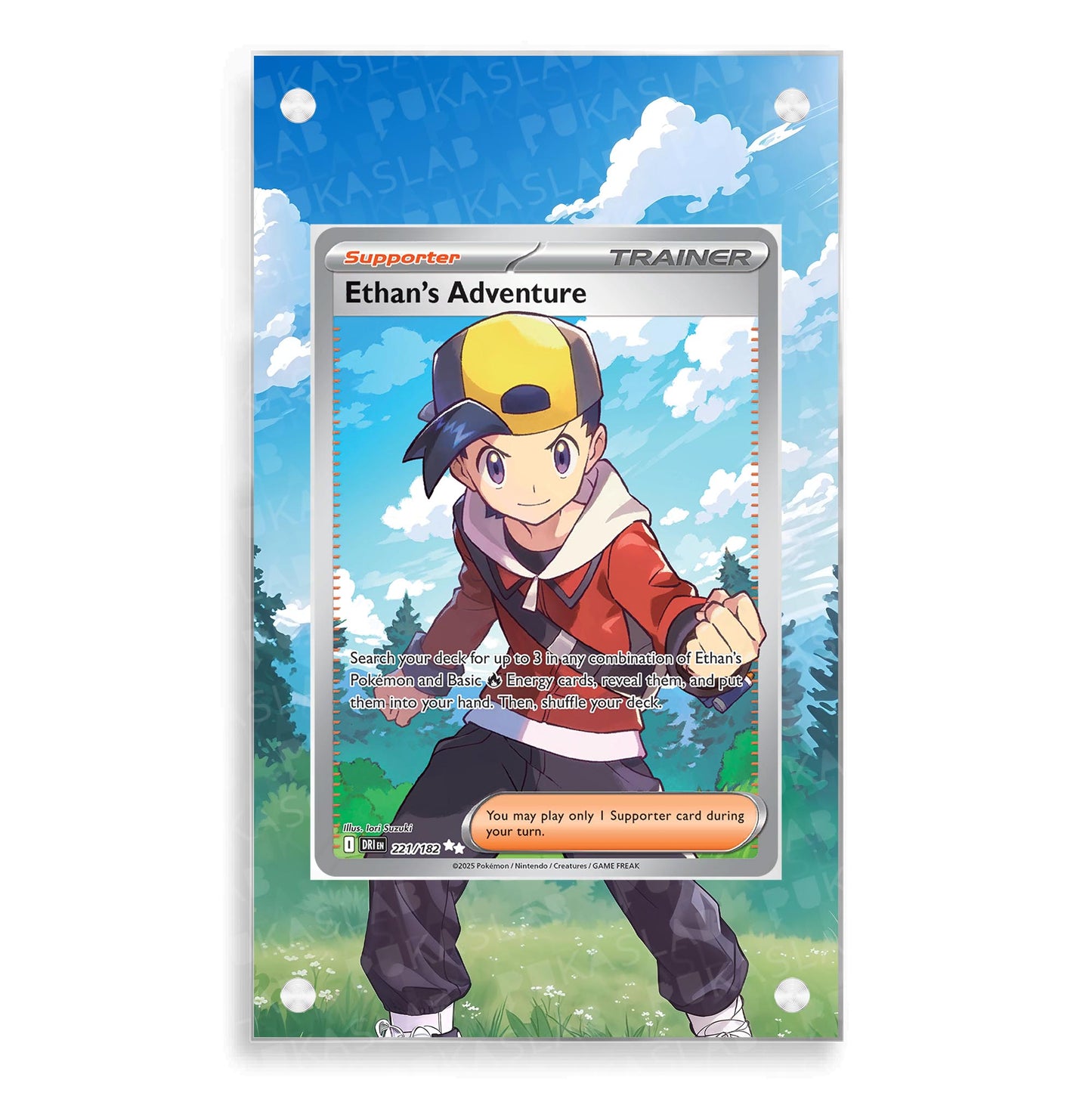 Ethan’s Adventure 221/182 Magnetic Case - Pokemon Extended Art Case