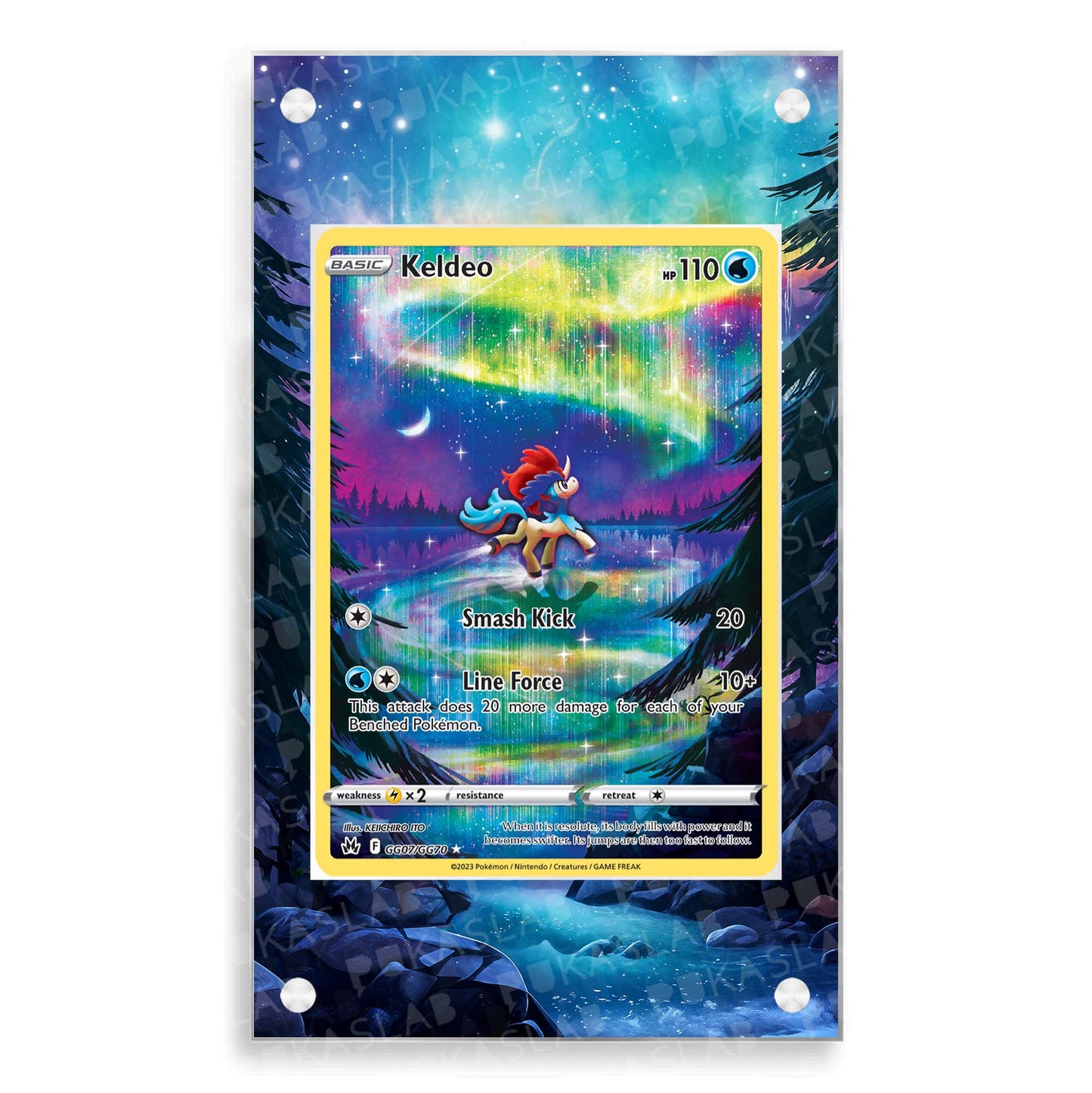 Keldeo GG07/GG70 Magnetic Case - Pokemon Extended Art Case