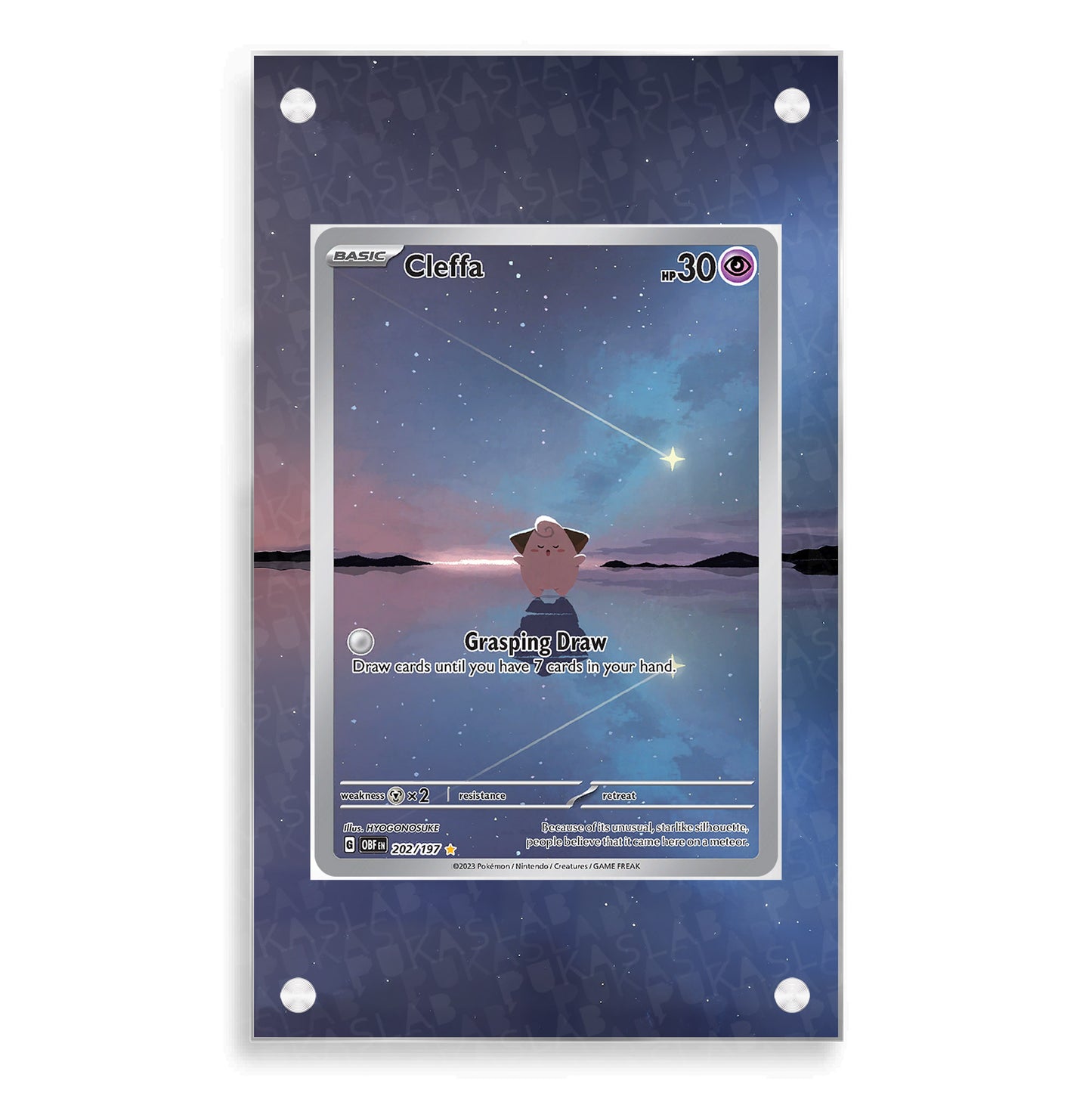 Cleffa 202/197 Magnetic Case - Pokemon Extended Art Case