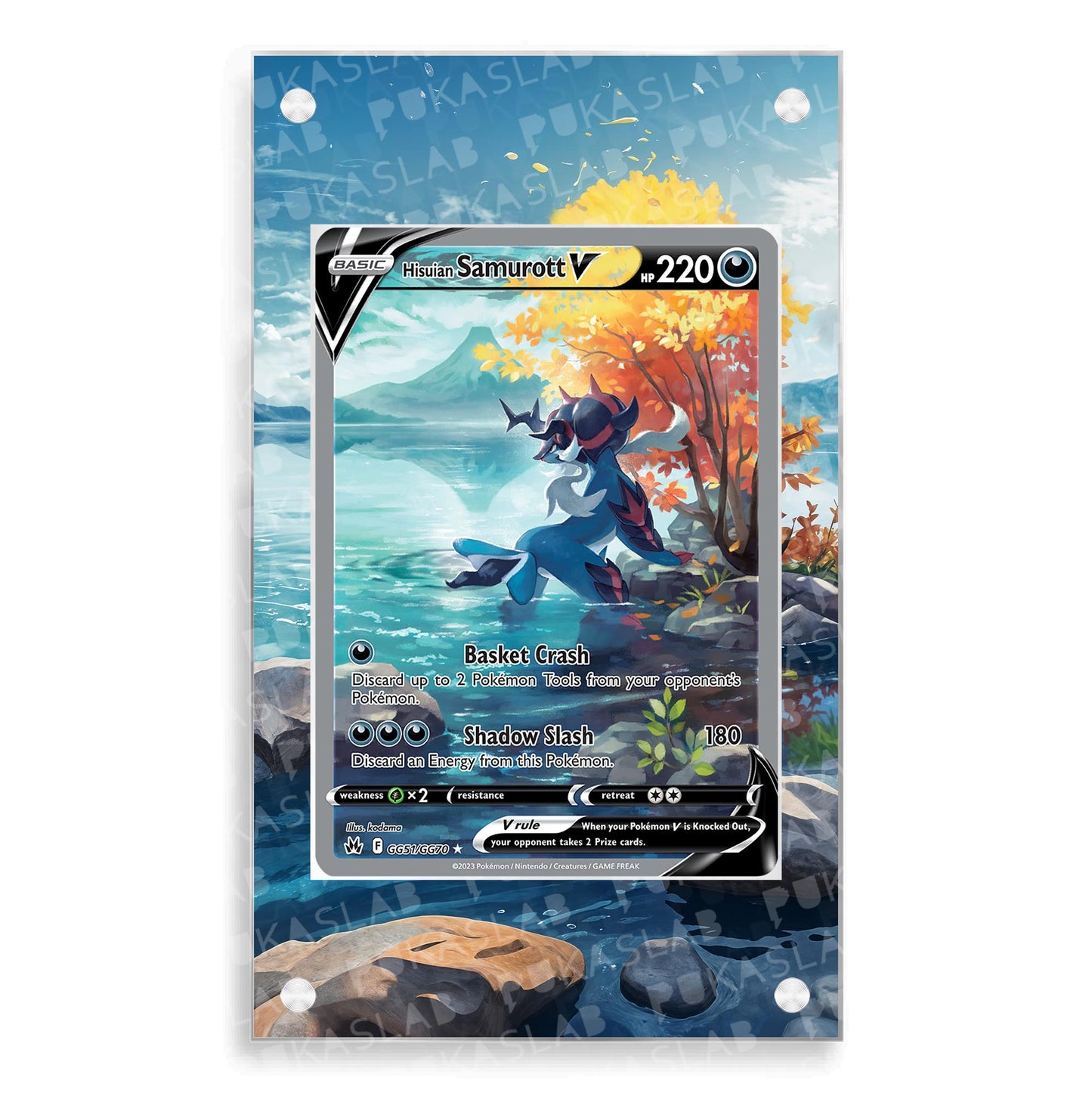 Samurott V GG51/GG70 Magnetic Case - Pokemon Extended Art Case