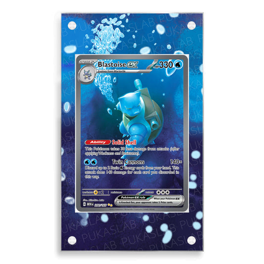 Blastoise EX 200/165 Magnetic Case - Pokemon Extended Art Case