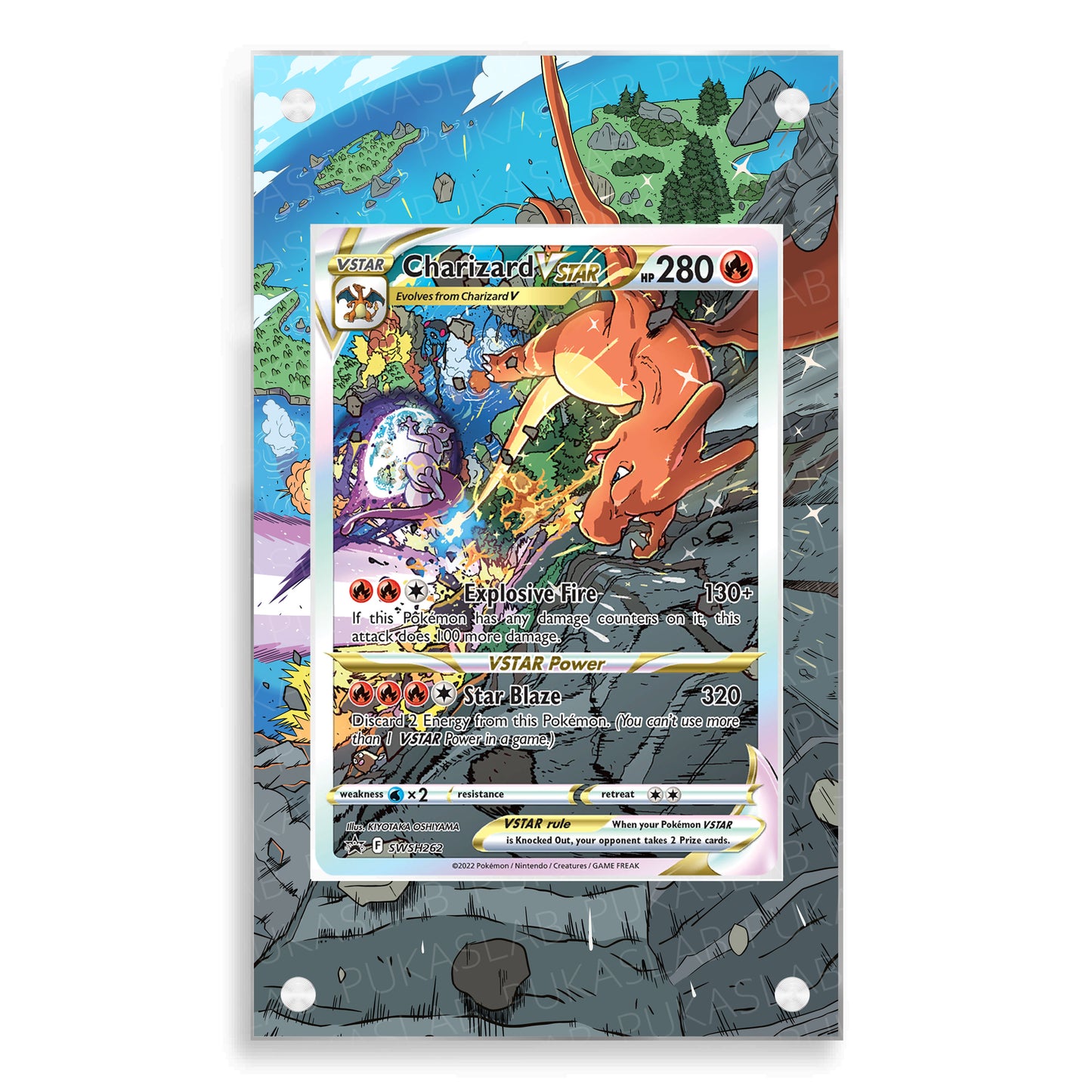 Charizard Vstar SWSH262 Magnetic Case - Pokemon Extended Art Case