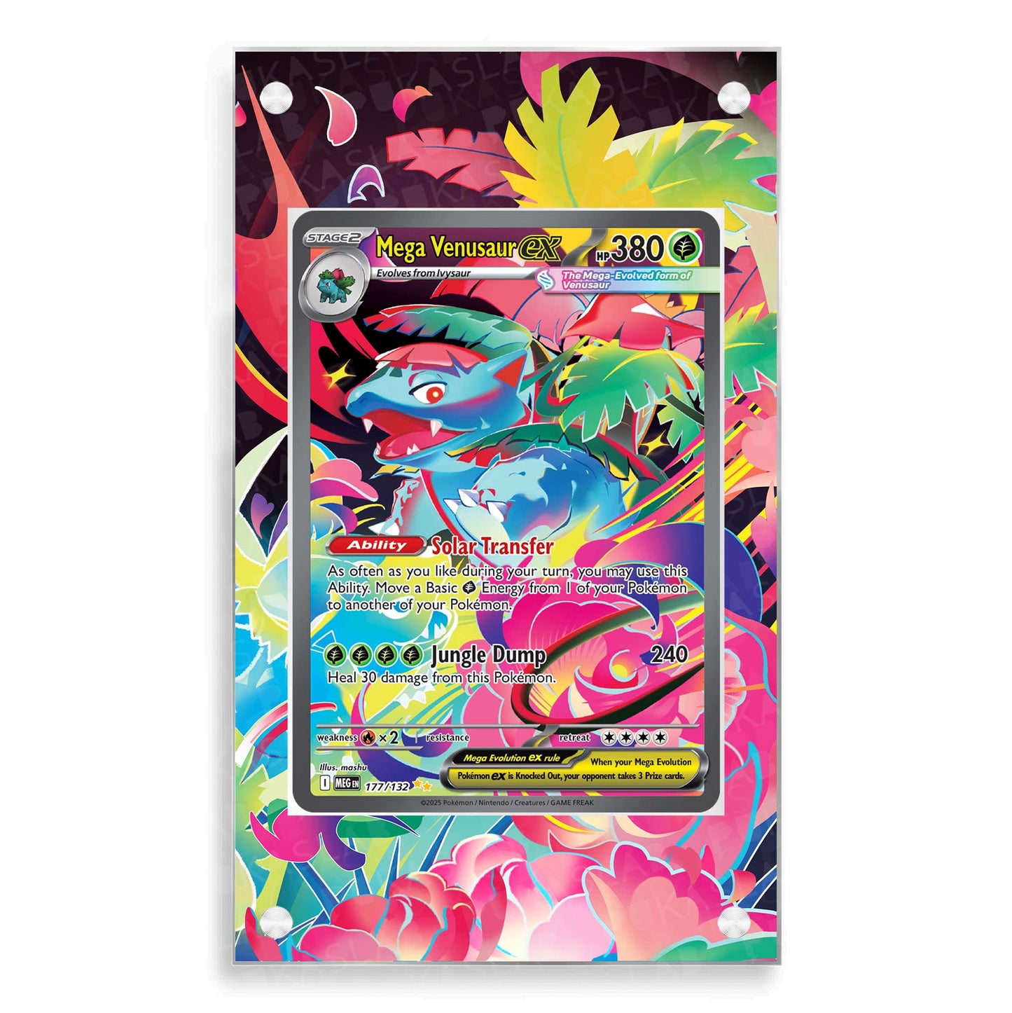 Mega Venusaur Ex 177/132 Extended Art - Pukaslab