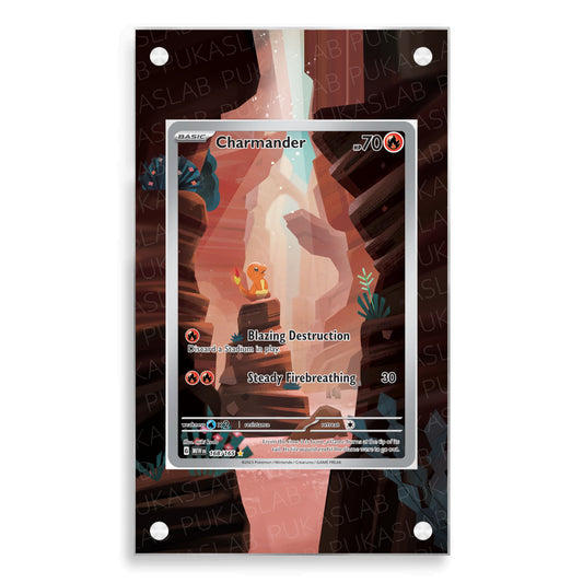 Charmander 168/165 Magnetic Case - Pokemon Extended Art Case