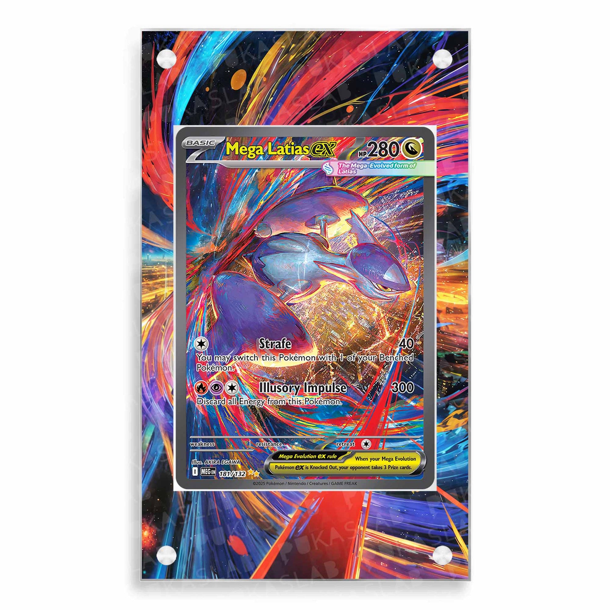 pokemon card mega latias Mega Latias Ex 181/132 Magnetic Case