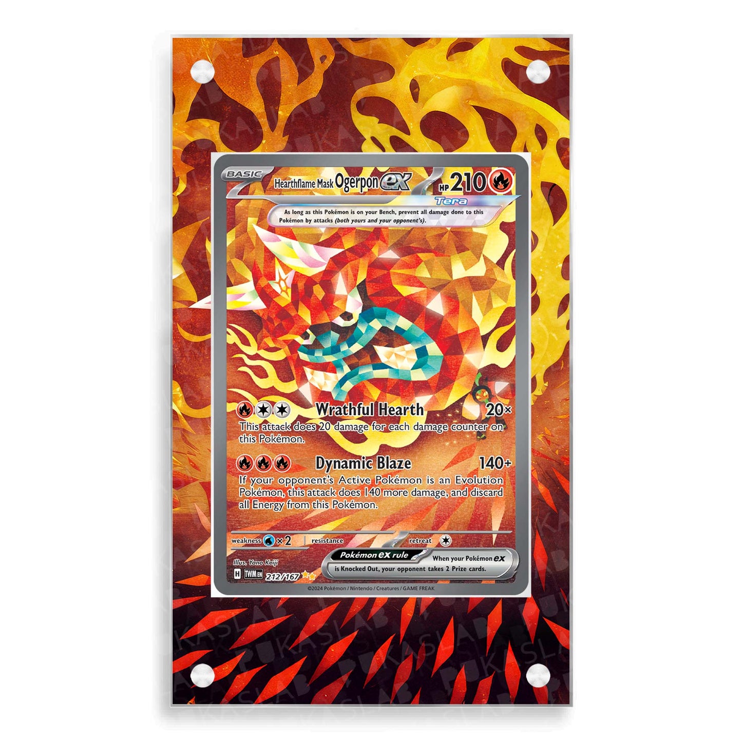 Hearthflame Mask Ogerpon Ex 212/167 Extended Art - Pukaslab